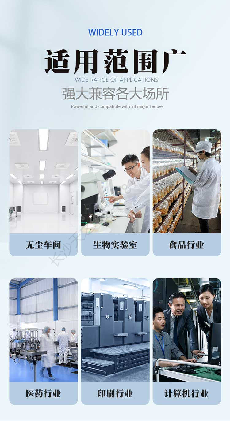 長(zhǎng)沙天之凈工業(yè)FFU過(guò)濾粉塵-使用范圍